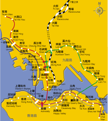 上面的信息非常update,各个酒店大堂一般也附有香港街道地图