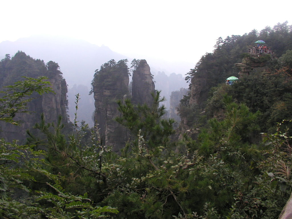 (黄石寨的摘星台)