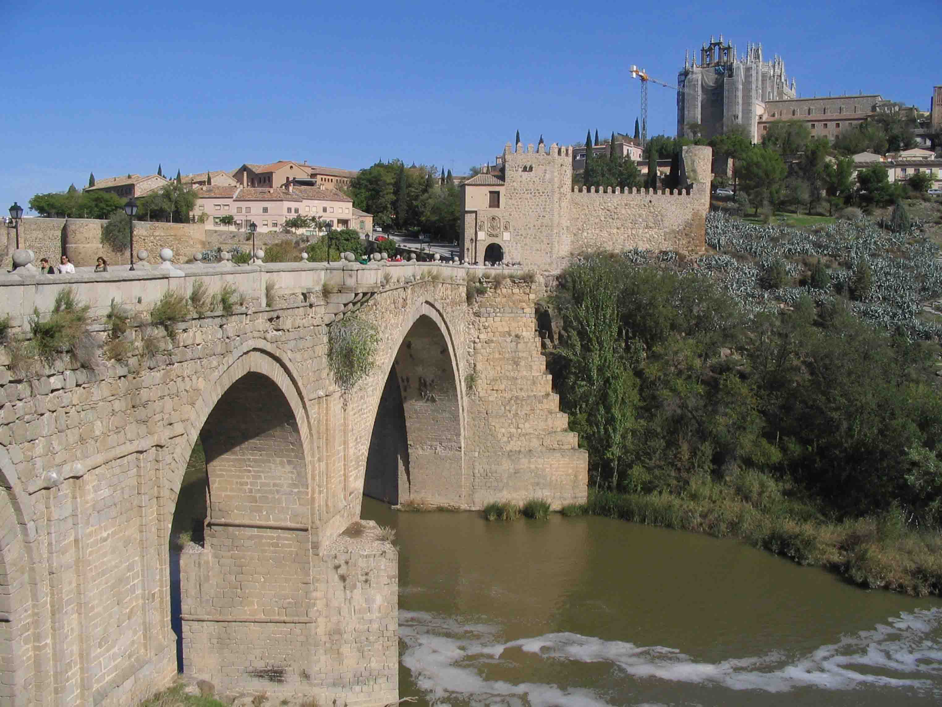 (古老的圣马丁桥 puente de san martín)