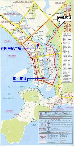 三亚旅游攻略 三亚市交通,公交线路+水果介绍10 行车路线:票价1/位