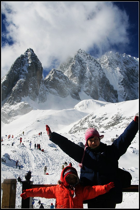 1月3号,在玉龙雪山海拔4506米之上