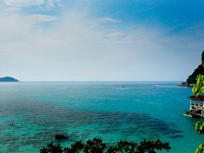 浮潜-看海龟记(马来西亚: 停泊岛,马六甲休闲文化游记