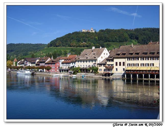 瑞士游之七*莱茵河畔施泰因*