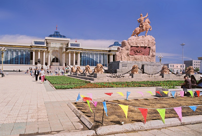 蒙古国苏赫巴托尔图片