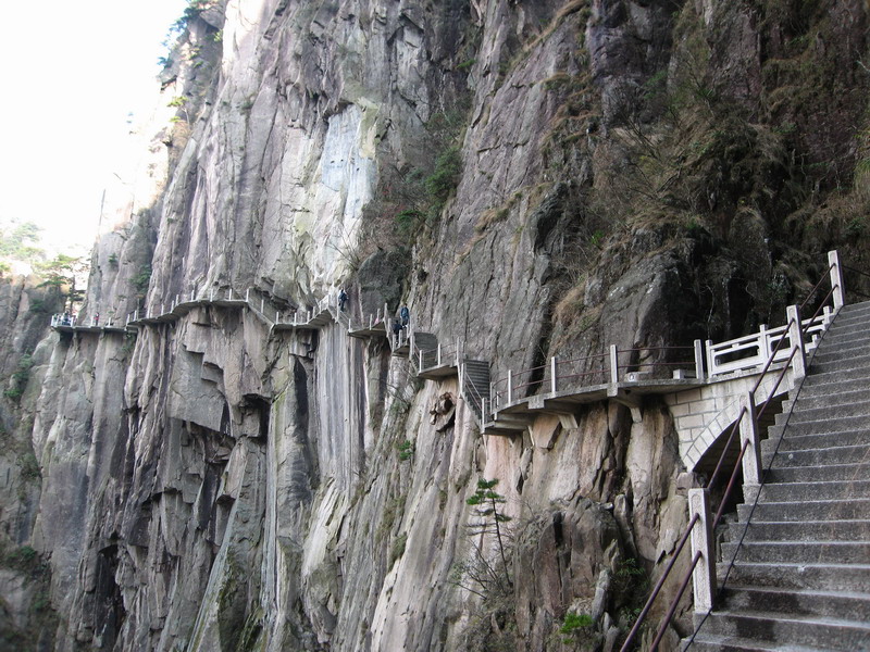 西海大峡谷栈道图片