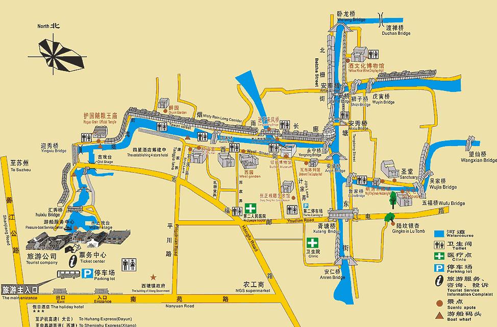 西塘地图 大地图图片