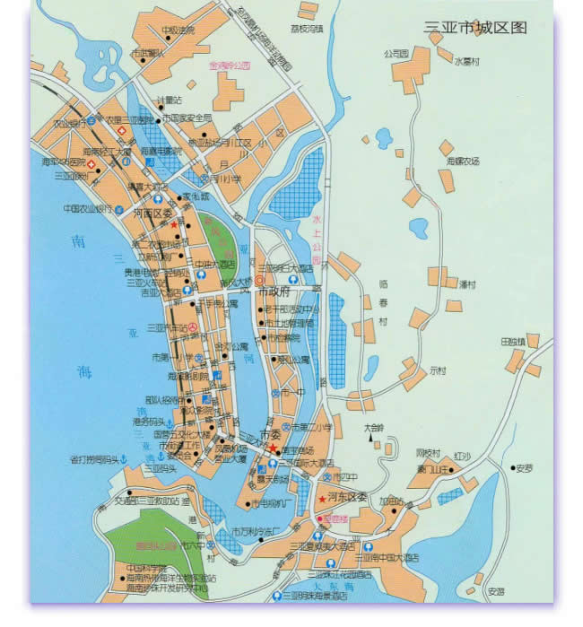 三亚市红沙镇地图图片