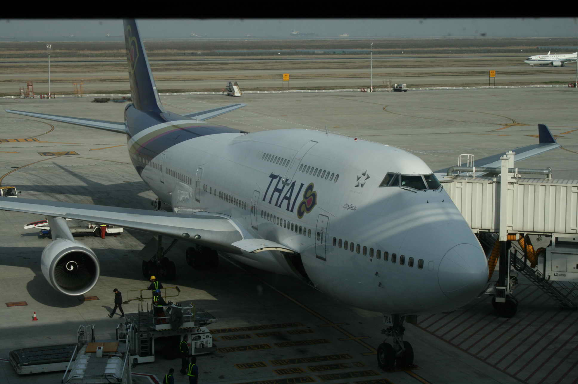波音747双层客机图片图片